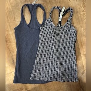 Racer back tank tops pair